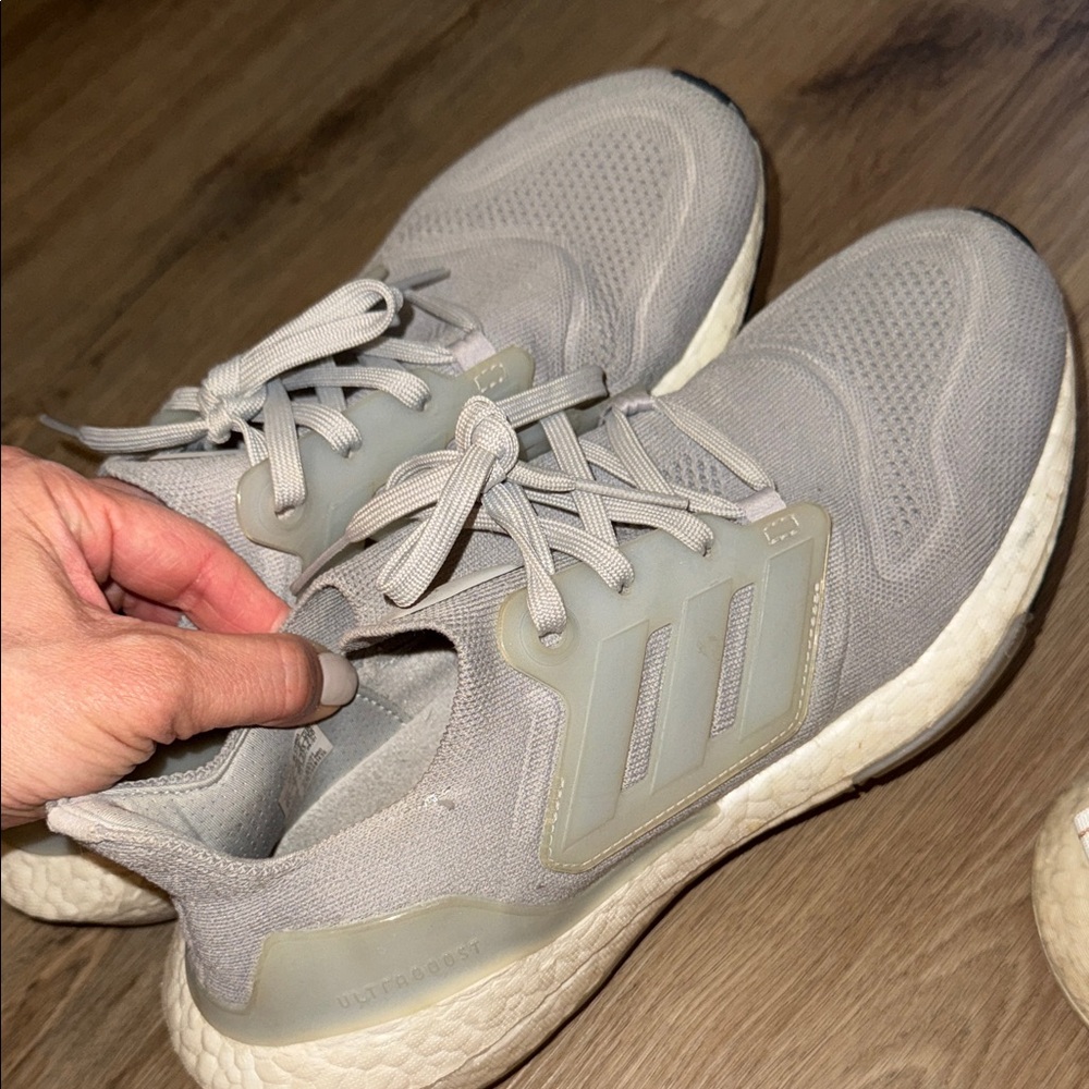 Adidas Light Gray Athletic Sneakers